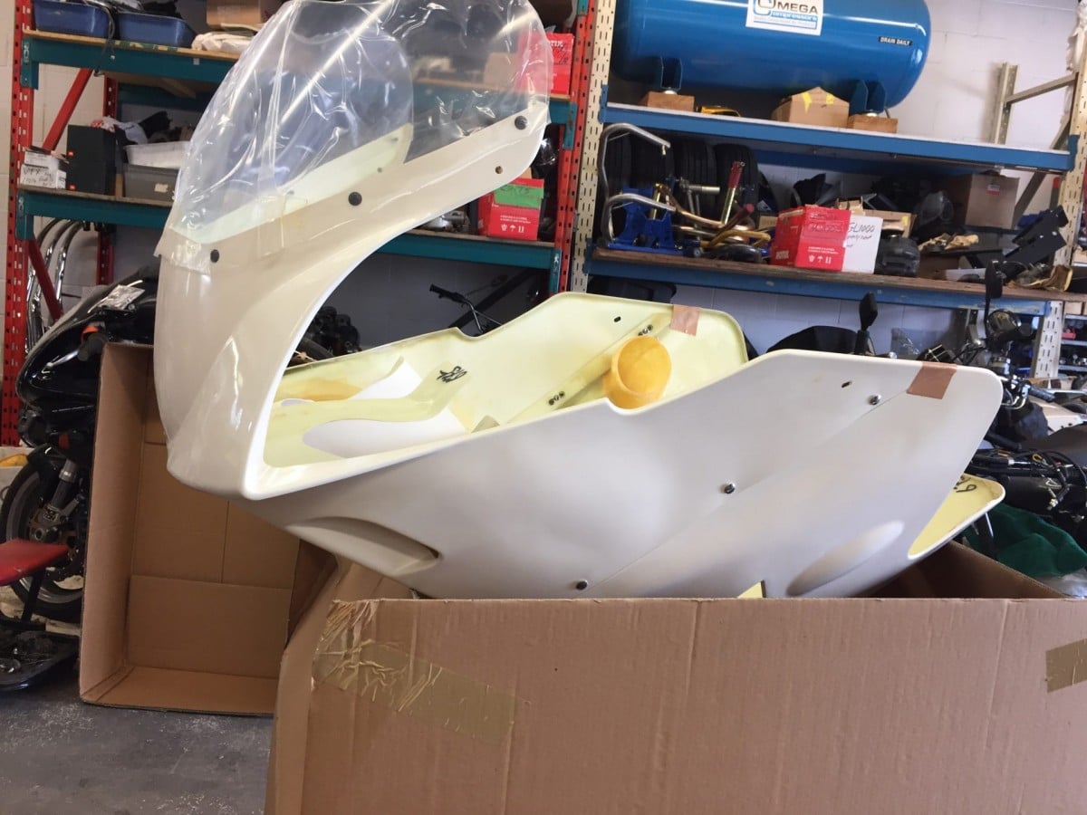 91/'92 Yamaha TZ250 Race Fairing – AHRMA