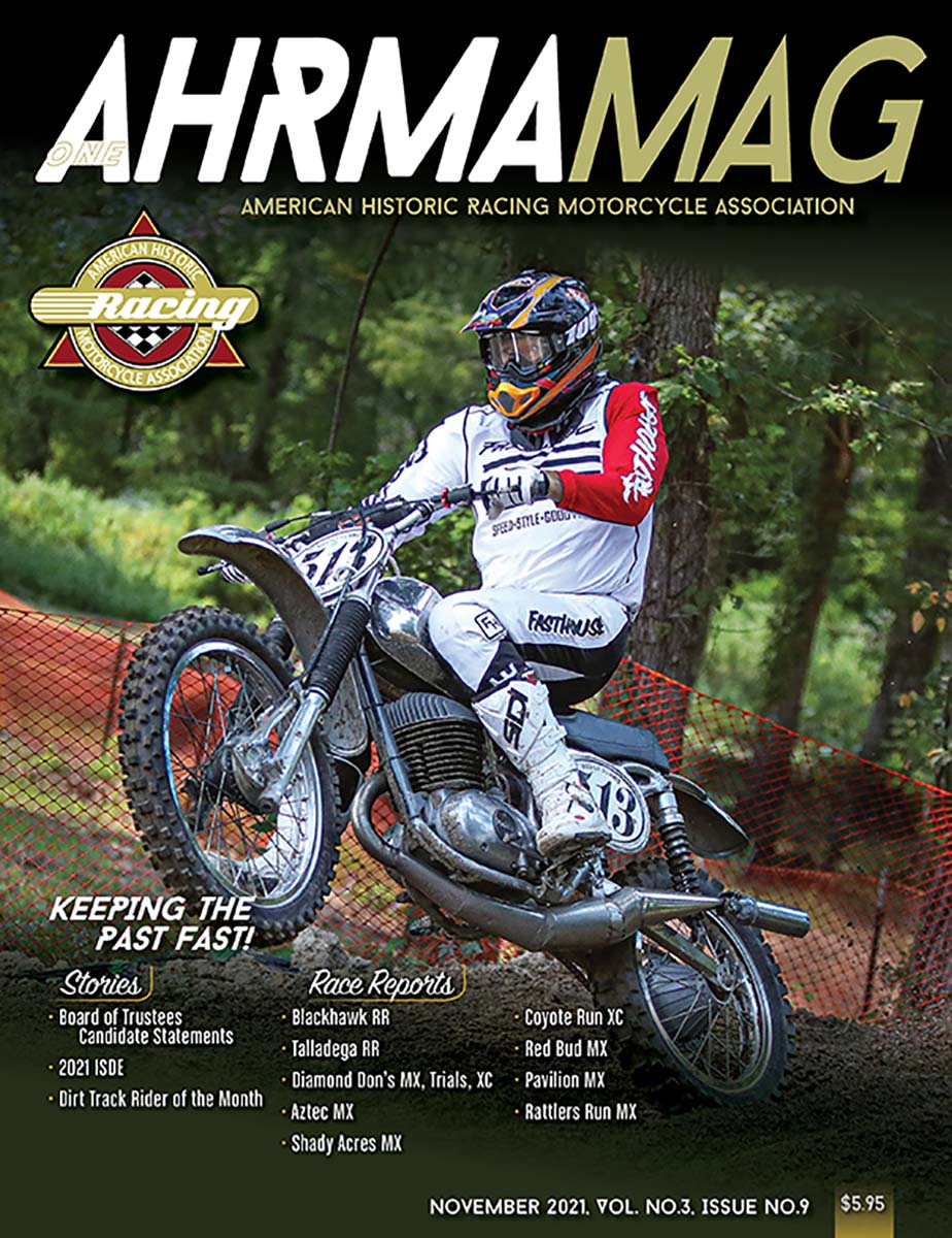 AHRMA MAG November 2021 Vol. No.3, Issue No. 8